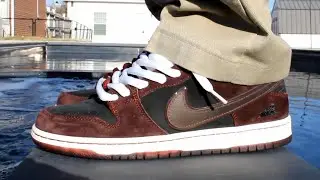 Обзор и демонстрация на ногах кроссовок Nike SB Dunk Low Pro QS от Riot Skateshop.