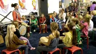 Школа этнических барабанов GoDoPaTa на Книжном арсенале