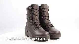 MoD Brown Delta All Leather Patrol Boot