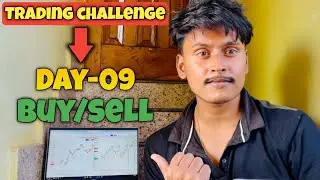 Day-09 Of Option Selling Challenge For 30 Days 🔴Live option selling By Trading Time | Option Trading