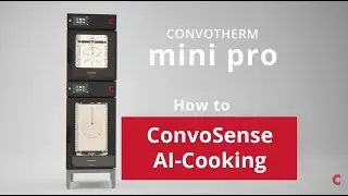 How to use ConvoSense AI driven Optical Cooking in the Convotherm mini pro combi oven?