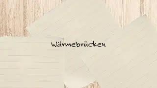 W&auml;rmebr&uuml;cken psi-Wert [Deutsch]
