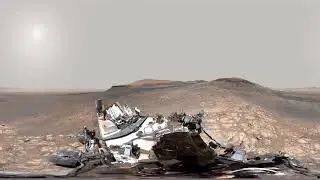 Mars Sol 2595-2601 - 360 video 4K