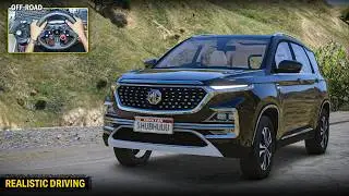 MG Hector Off-Road Driving | Mountain Trail Suspension Test | Logitech G29 Gameplay
