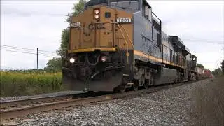 CSX B782 and B781 on September 7, 2019