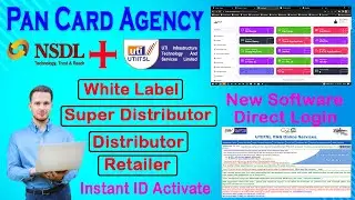 NEW Website UTI PSA + NSDL Franchise Very Low Cust | First Apply @AsrafTek