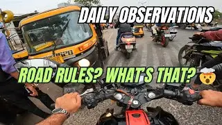 Daily Observations in Thane 🚦 | Wrong Side Riders & Traffic Chaos | Apache 200 4V