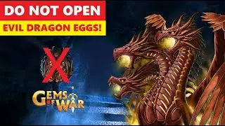Gems of War: Почему открытие яиц Злого Дракона может быть ошибкой