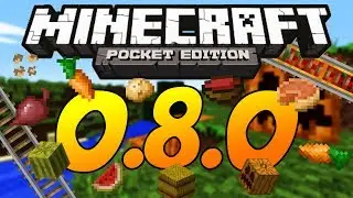 Minecraft Pocket Edition 0.8.0 Update Review - First Impressions (Rails, Potatoes, Beetroots)