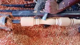 Amazing wood turning tools - tee table legs design - wood work every day (Part=8)