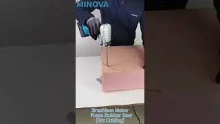 MINOVA Brushless Motor Foam Rubber Saw (Arc Cutting)&nbsp;#tools&nbsp;#foam&nbsp;#foamcutter