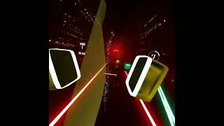 me playing Beatsaber (info on my channel going forward)