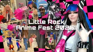 Little Rock anime fest 2025 vlog!! +cosplay competition♡