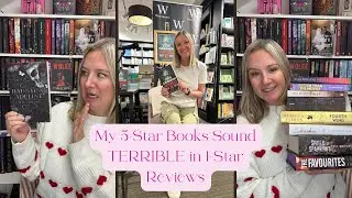 My 5-Star Books Sound TERRIBLE in 1-Star Reviews (But I Still Recommend Them)