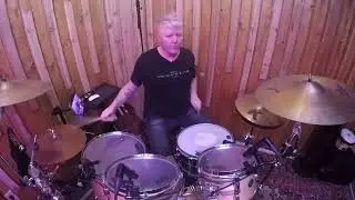 Drum kit independence four limbs 