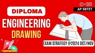 Engineering Drawing Exam Prep | Study Schedule & Tips ,#C16,#Sbtet,#c20,#c23