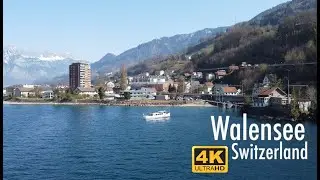 Walensee Switzerland whit 4K Drone