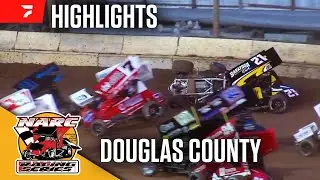 NARC 410 Sprint Cars at Douglas County Dirtrack 6/13/24 | Highlights