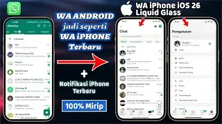 CARA TERBARU UBAH WHATSAPP ANDROID JADI WA iPHONE iOS 100% BERHASIL ⚡ tutorial lengkap
