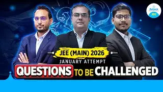 JEE Main 2026 January Attempt: Answer Key Errors? Questions to be Challenged! ⚠️