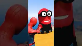 GTA 5 Epic Water Ragdolls Spiderman Jump/Fails Ep 52#shorts