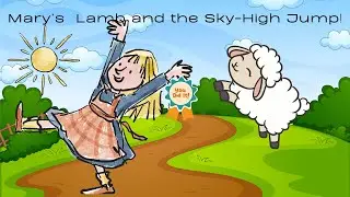 🐑🐑🐑 Why Did Mary's animated Lamb Leap & Jump for JOY? 5 min #nurseryrhymes, #kidssongs