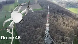 Sendeturm Engelberg Drone 4K