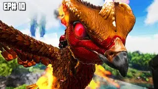 ARK: Primal Fear! - FIRE FEATHERLIGHT! This Creature Is INSANE! & Alpha Anky! [ARK Modded - EP-10]
