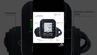 User friendly design screen upper arm bp monitor