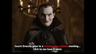 FORCE MAJEURE - Count Dracula goes to CONSTRUCTION CLAIMS meeting