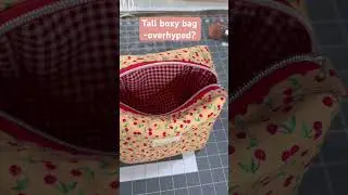 Tall Boxy Bag: I made it, I tried it, I dislike it 🤷🏻&zwj;♀️