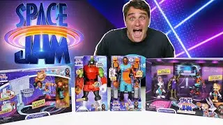 SPACE JAM 2 LEBRON JAMES MARVIN THE MARTIAN 12&rdquo; ULTIMATE TUNE SQUAD ELITE SQUAD SUPER SHOOT&DUNK SET