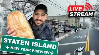🔴 EN VIVO | Staten Island, New York City ❄️ Christmas Vibes & Bajas Temperaturas 🌬️ Recorrido