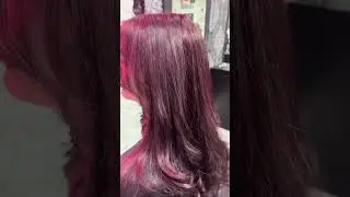 Vibrant Red & Violet Hair Colors #red #hair #salon #wine