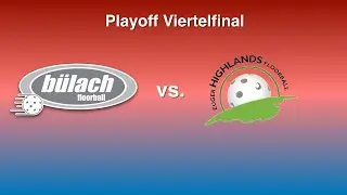 Playoff Viertelfinal Zuger Highlands vs B&uuml;lach Floorball