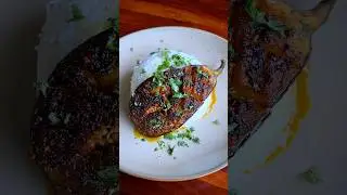 Lasooni Baingan Tawa Fry Recipe #shorts