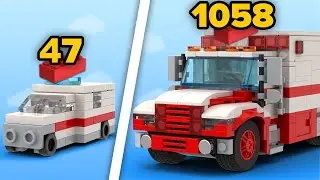 Скорая помощь LEGO в разных масштабах | Сравнение