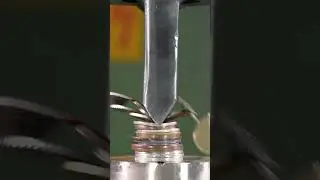 Coins CRUSHED Under Hydraulic Press ! Ultimate Satisfaction ! #Coins #Crushing #viral #ASMR