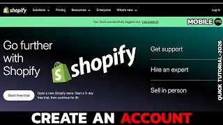 How to Create a Shopify Account (2026 Tutorial)?