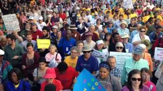 Rev. William Barber II speaks during first Moral Monday of 2014