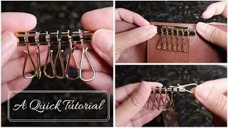HOW TO REMOVE THE KEY RINGS FROM LOUIS VUITTON 6 KEY HOLDER || A QUICK TUTORIAL