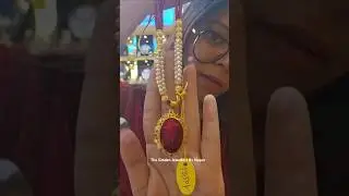 24kt Goldplated Pendant Earrings Set| Booking No: 8372836718 #necklace #jewellery #goldplatedjewelry