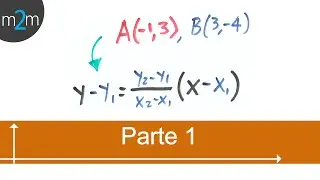 Equation of a line passing through two points - PART 1