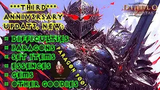 3rd ANNIV3RSARY UPDAT3 - New Difficulties, Paragons, Set Items, Essences, Gems - Crusader