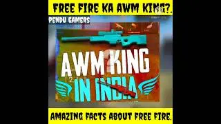 Indian server ka AWM king kon hai🤨? 99%players don't know|freefire ke facts| #short #viral #trending