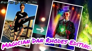 How to became Magician Photo Editing Tutorial In Android & iOS ||PicsArt|| Easily  @Dan Rhodes