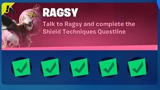 Talk to Ragsy and Complete the Shield Techniques Questline - Fortnite