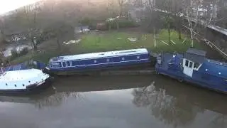 Elland canal floods, Calderdale, West Yorkshire 26/12/15