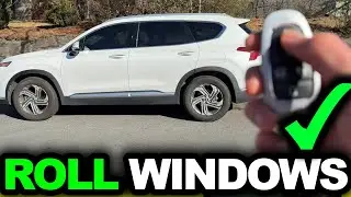 How To Roll Down Windows With Remote Hyundai Car (ONLY Way)