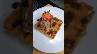 Quick & Easy Waffle Recipe | Choco Chip Waffle #waffle #sistaskitchen #shortsvideo #waffles #viral